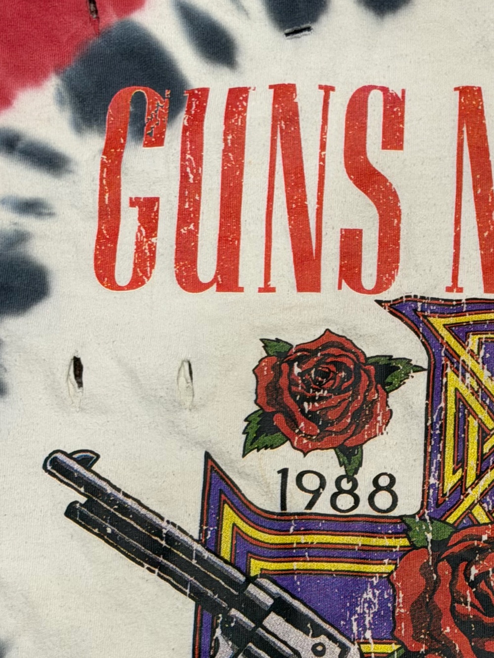 Guns N' Roses Heavy Metal Rock n Roll Music Short Sleeve Dye Tshirt - Picture 7 of 9